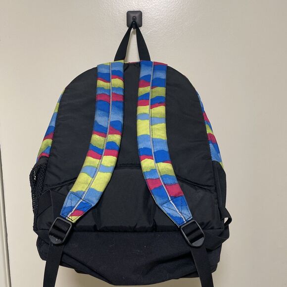 LL Bean Kids Junior Book Bag Backpack Multicolor School Reflective strip - Picture 5 of 11